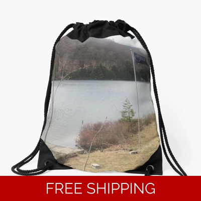 Le Studio Drawstring Bag Lake Perry October 2020 Flag
